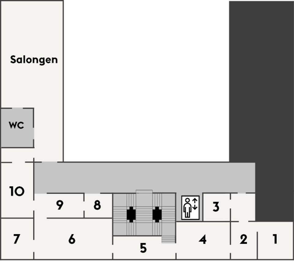 Karta över våningsplan.